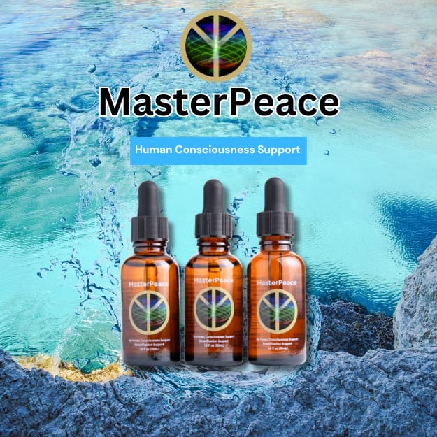 MasterPeace bottles and original product artwork